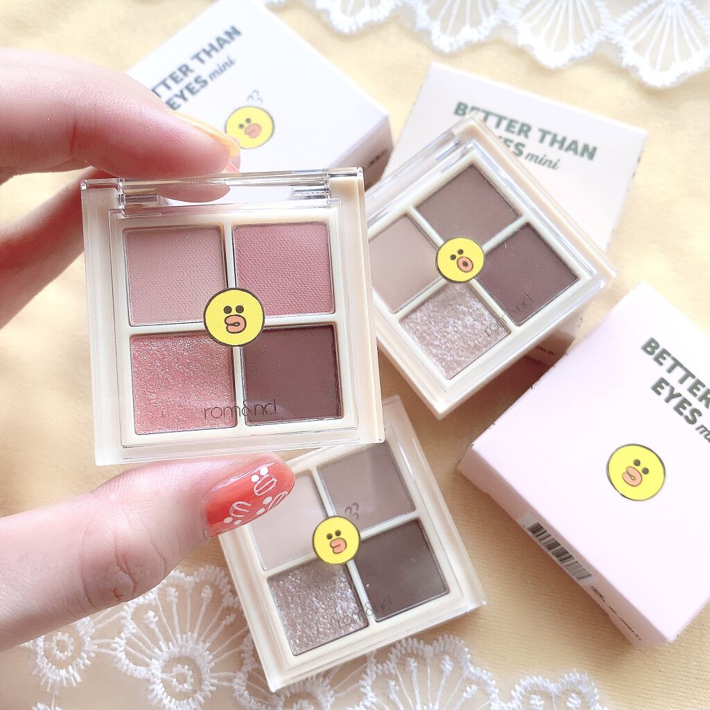 ベターザンアイズ ミニ/rom&nd/アイシャドウパレットを使ったクチコミ（2枚目）