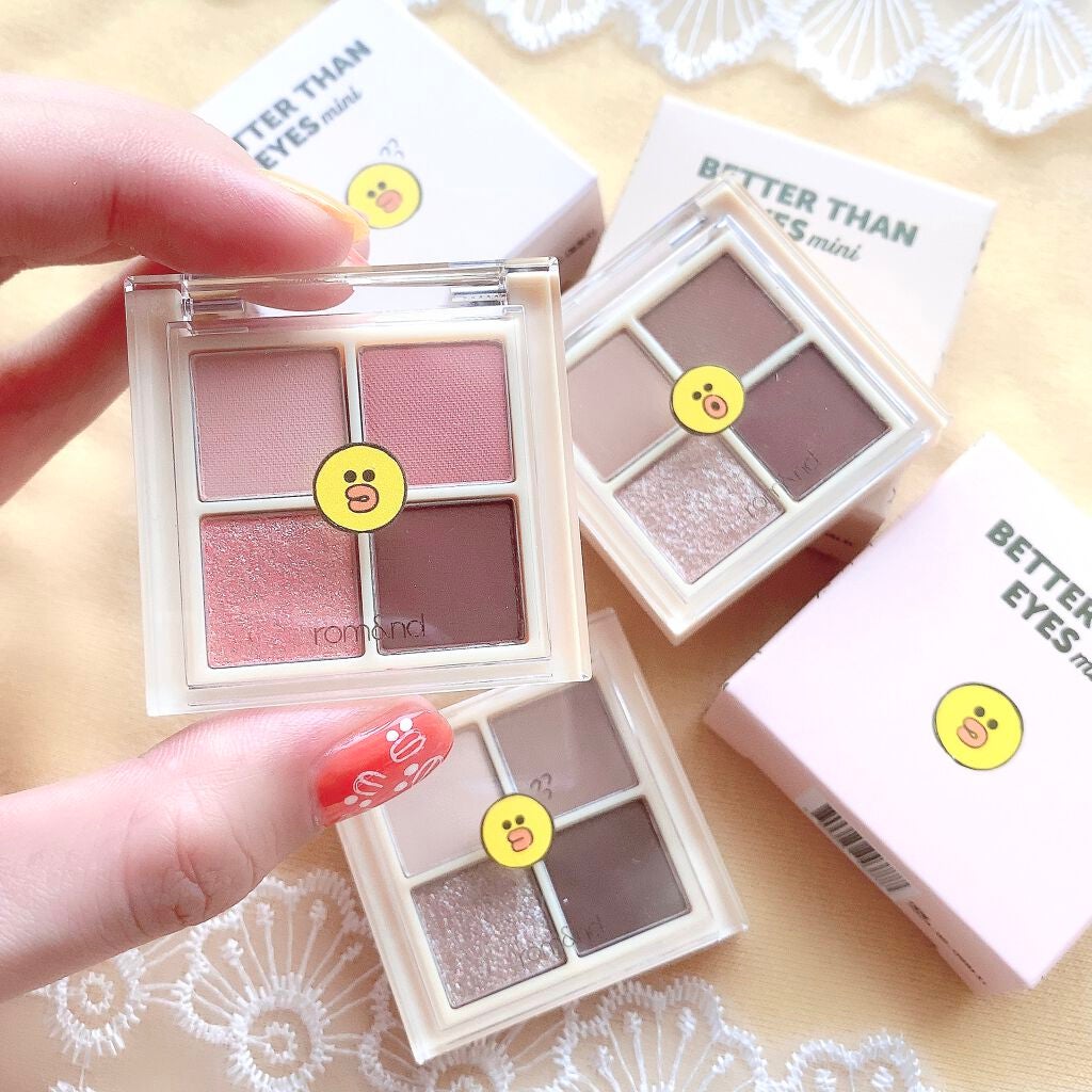 ベターザンアイズ ミニ/rom&nd/アイシャドウパレットを使ったクチコミ(2枚目)