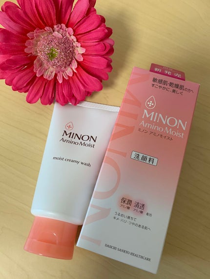 アミノモイスト モイストクリーミィ ウォッシュ/ミノン/洗顔フォームを使ったクチコミ(1枚目)