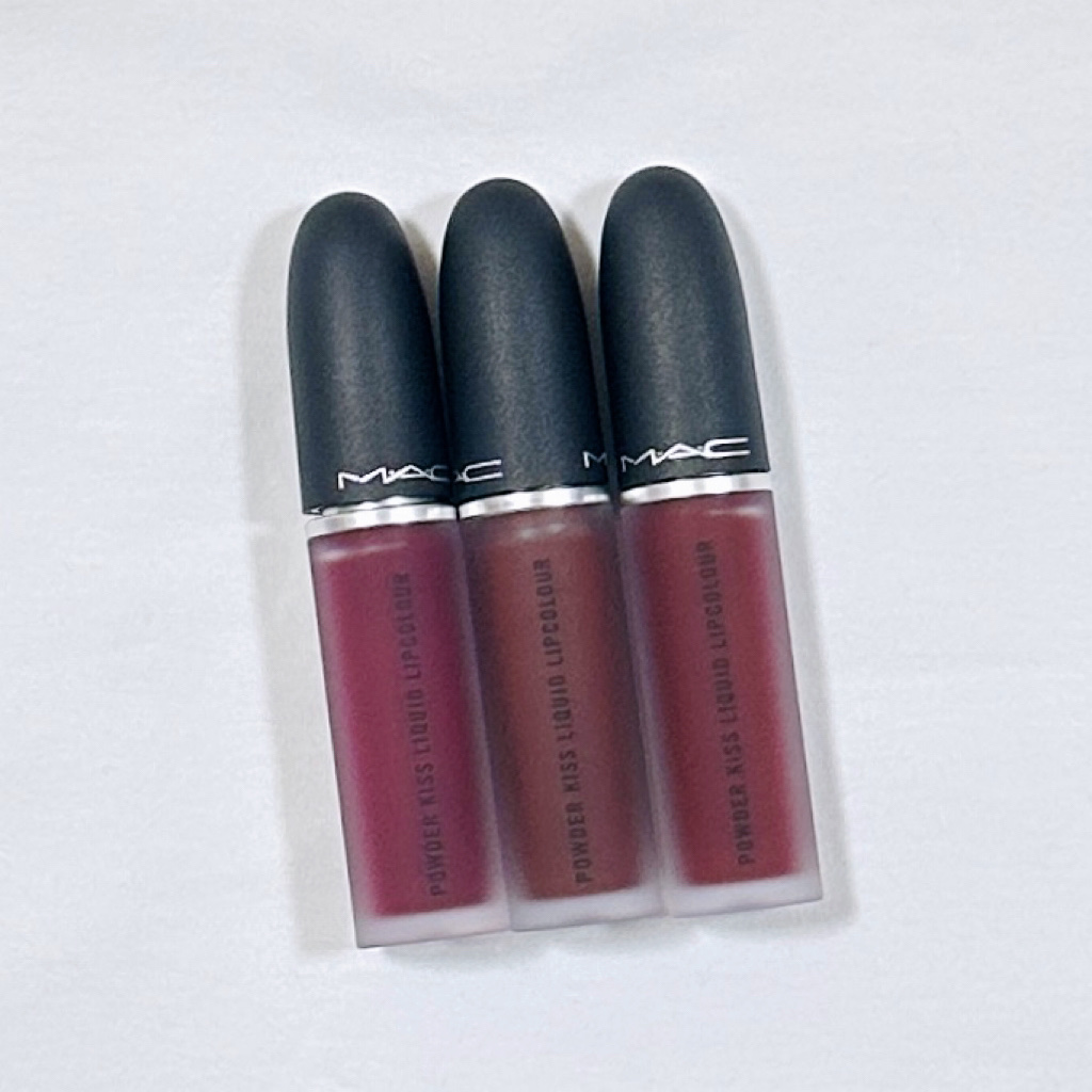 パウダー キス リキッド リップカラー バーニング ラブ/M・A・C/口紅を使ったクチコミ（3枚目）