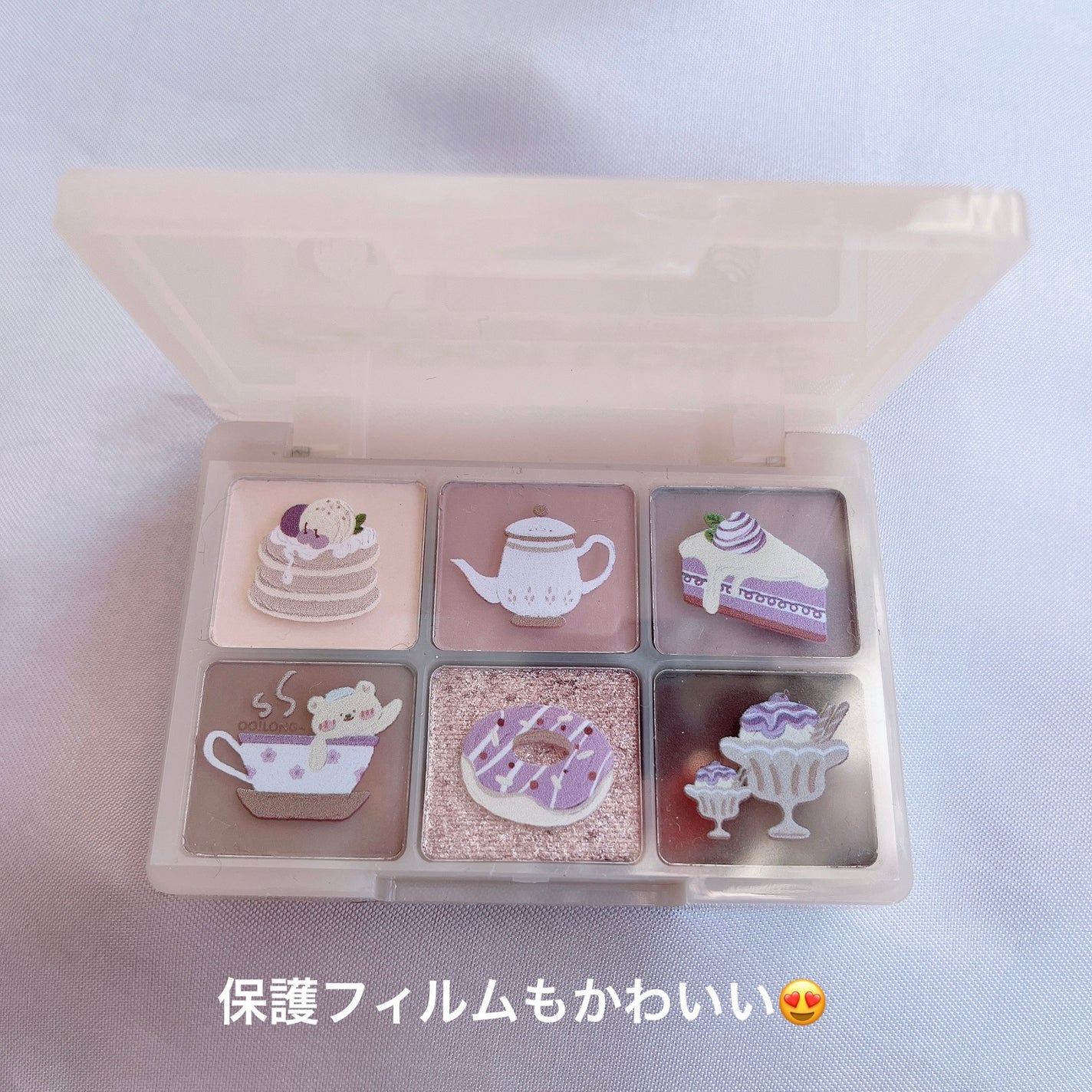 OO!LONG シフォンタイムズアイ/LEEMEMBER/アイシャドウパレットを使ったクチコミ(2枚目)