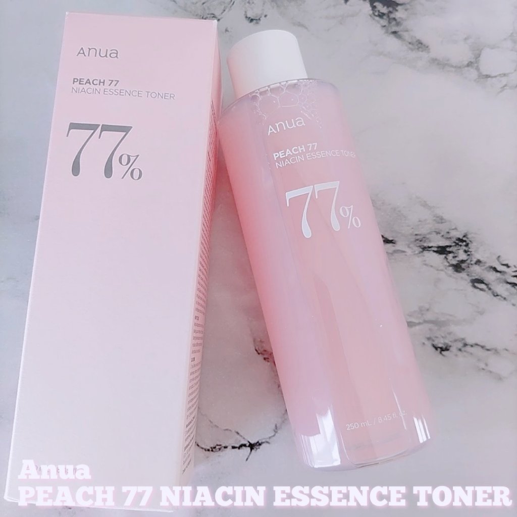 桃77％ナイアシンエッセンストナー 250ml/Anua/化粧水を使ったクチコミ（1枚目）