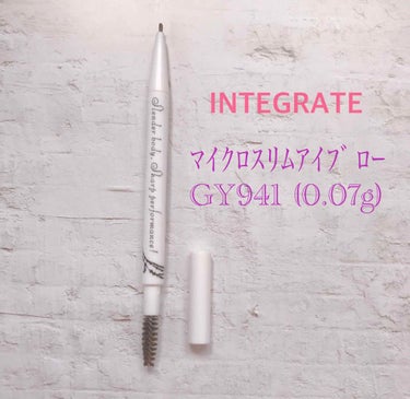 ⿴INTEGRATE(ﾏｲｸﾛｽﾘﾑｱｲﾌﾞﾛｰ / GY941ｸﾞﾚｰﾌﾞﾗｳﾝ)
.
前回の投稿でさよならした、エルファーのｱｲﾌﾞﾛｳﾍﾟﾝｼBの代わりに🌷
良い点◎
▪️芯が細くて眉尻や細かい部