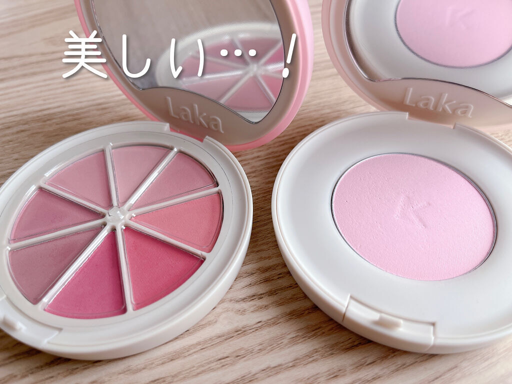 バイタルシアーブラッシャー/Laka/パウダーチークを使ったクチコミ（2枚目）
