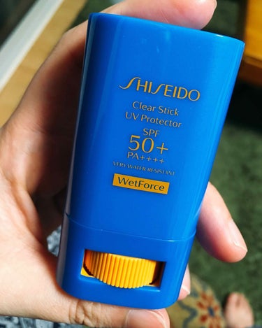 クリアスティック UVプロテクター/SHISEIDO/日焼け止め・UVケアを使ったクチコミ（2枚目）