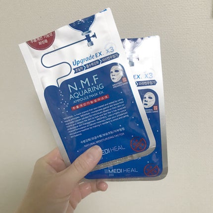 N.M.FアクアアンプルマスクJEX/MEDIHEAL/シートマスク・パックを使ったクチコミ(1枚目)