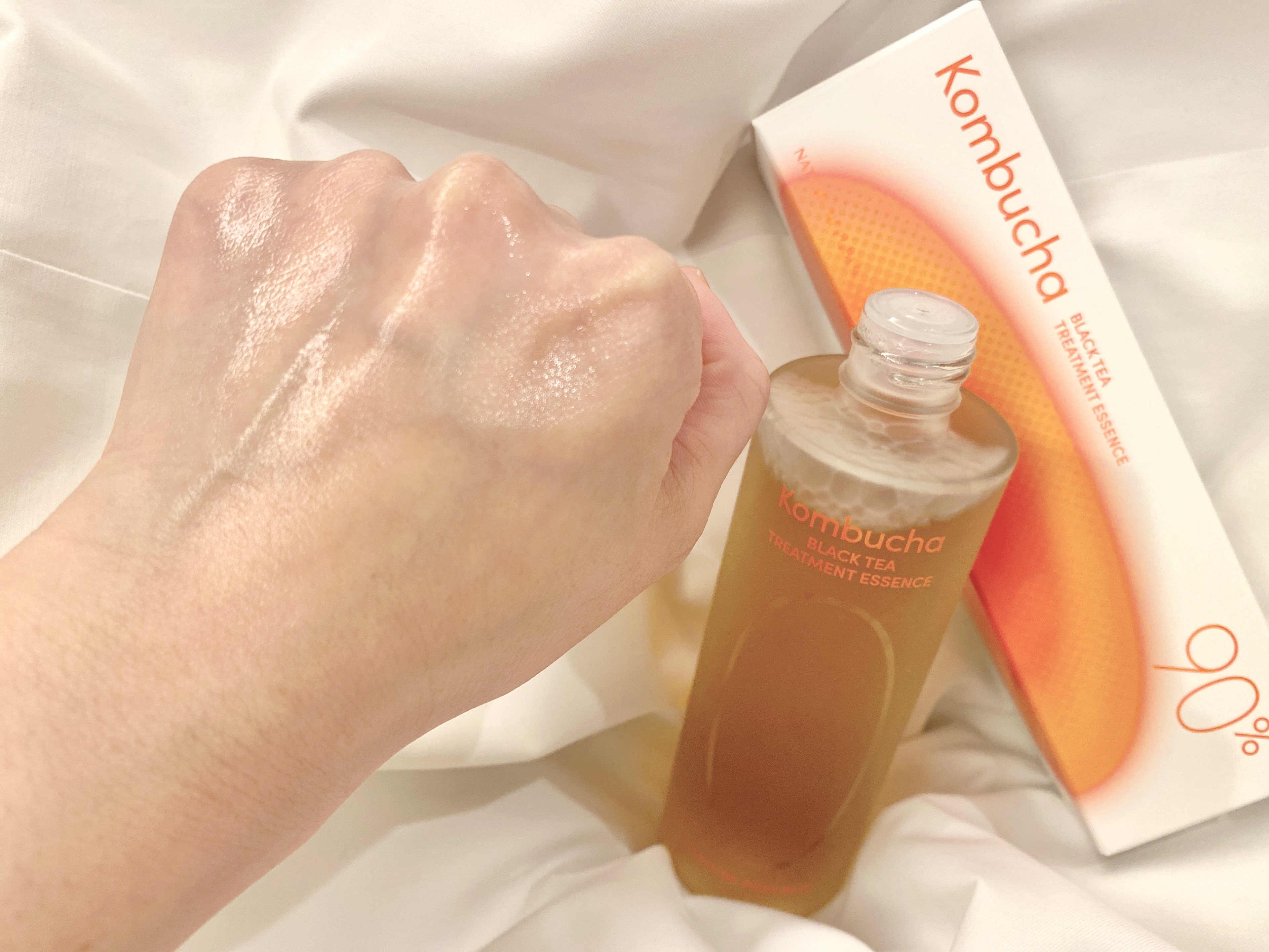 Kombuchaブラックティー90トリートメントエッセンス/ネイチャーリパブリック/化粧水を使ったクチコミ（3枚目）