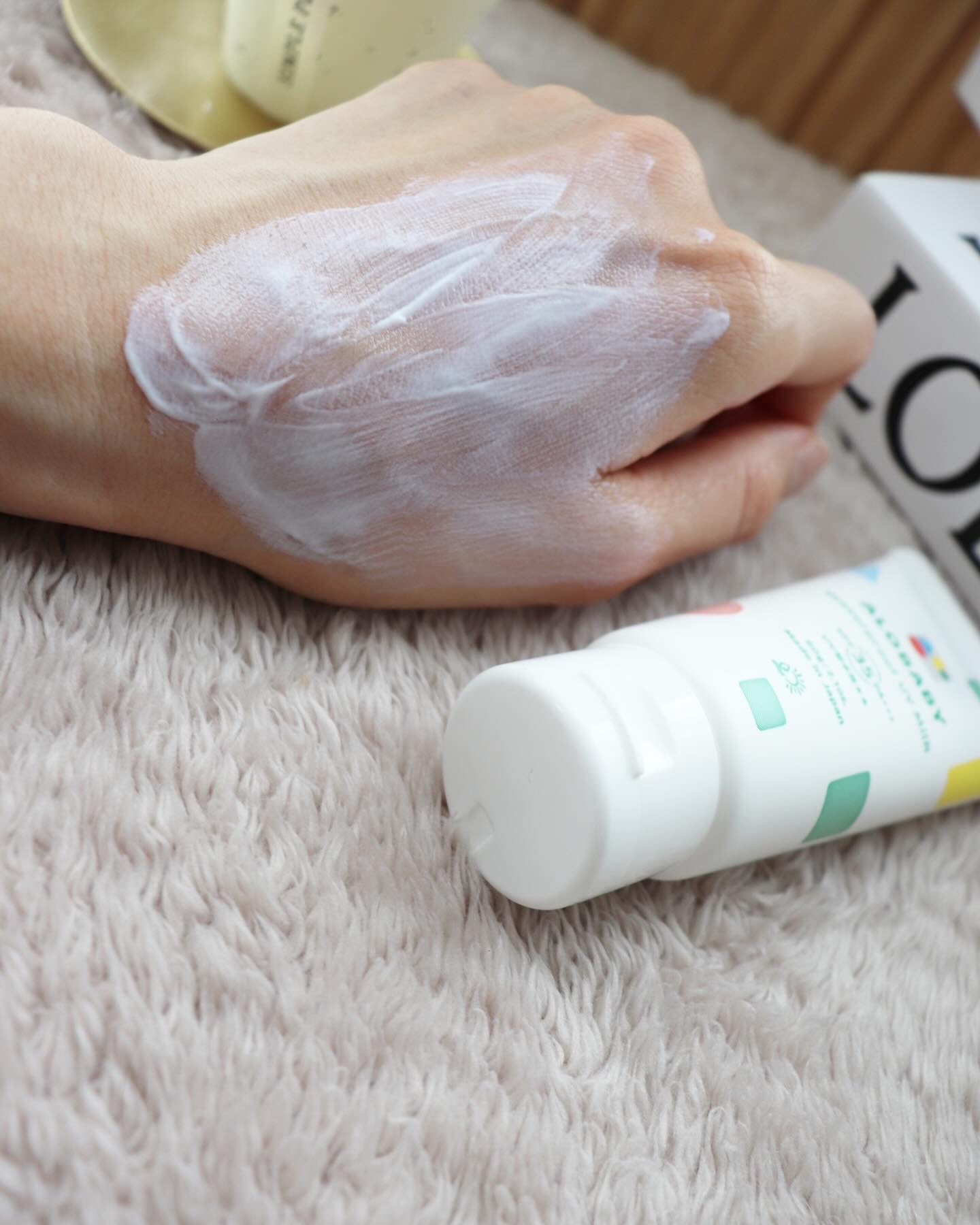 ウォータープルーフUVミルク /ALOBABY/日焼け止めミルクを使ったクチコミ（3枚目）