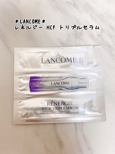 レネルジー HCF トリプルセラム/LANCOME/美容液を使ったクチコミ（1枚目）