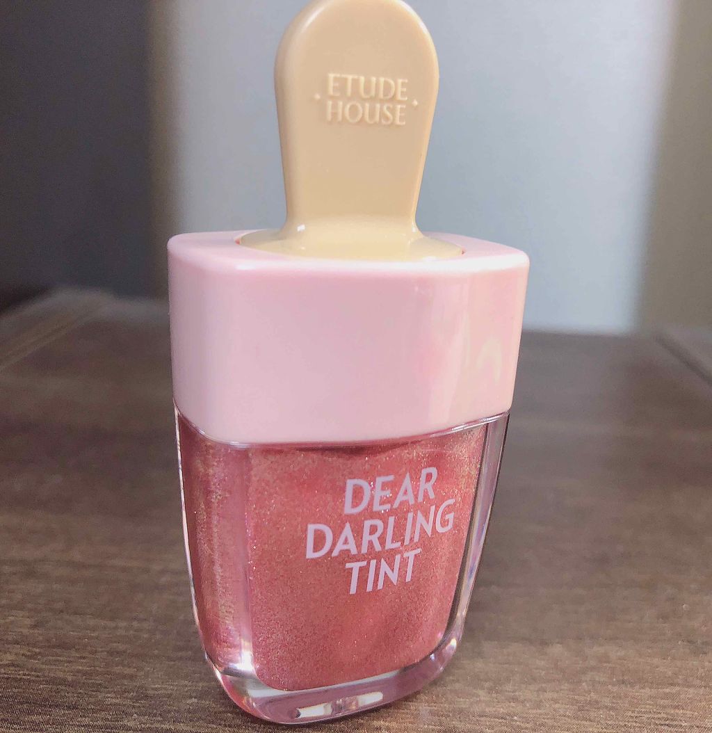 ディアダーリン ウォータージェルティント （アイスティント）/ETUDE/口紅を使ったクチコミ（2枚目）
