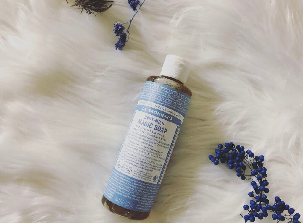 マジックソープ ベビーマイルド 無香料/ドクターブロナー/ボディソープを使ったクチコミ(1枚目)