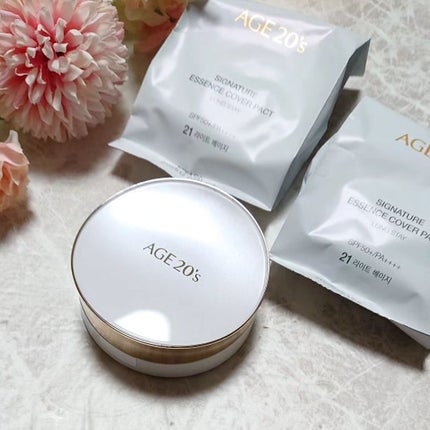 シグネチャーエッセンスカバーパクト ロングステイ/AGE20’s/クッションファンデーションを使ったクチコミ(2枚目)