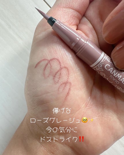 ラスティングリキッドライナー/キャンメイク/リキッドアイライナーを使ったクチコミ(3枚目)
