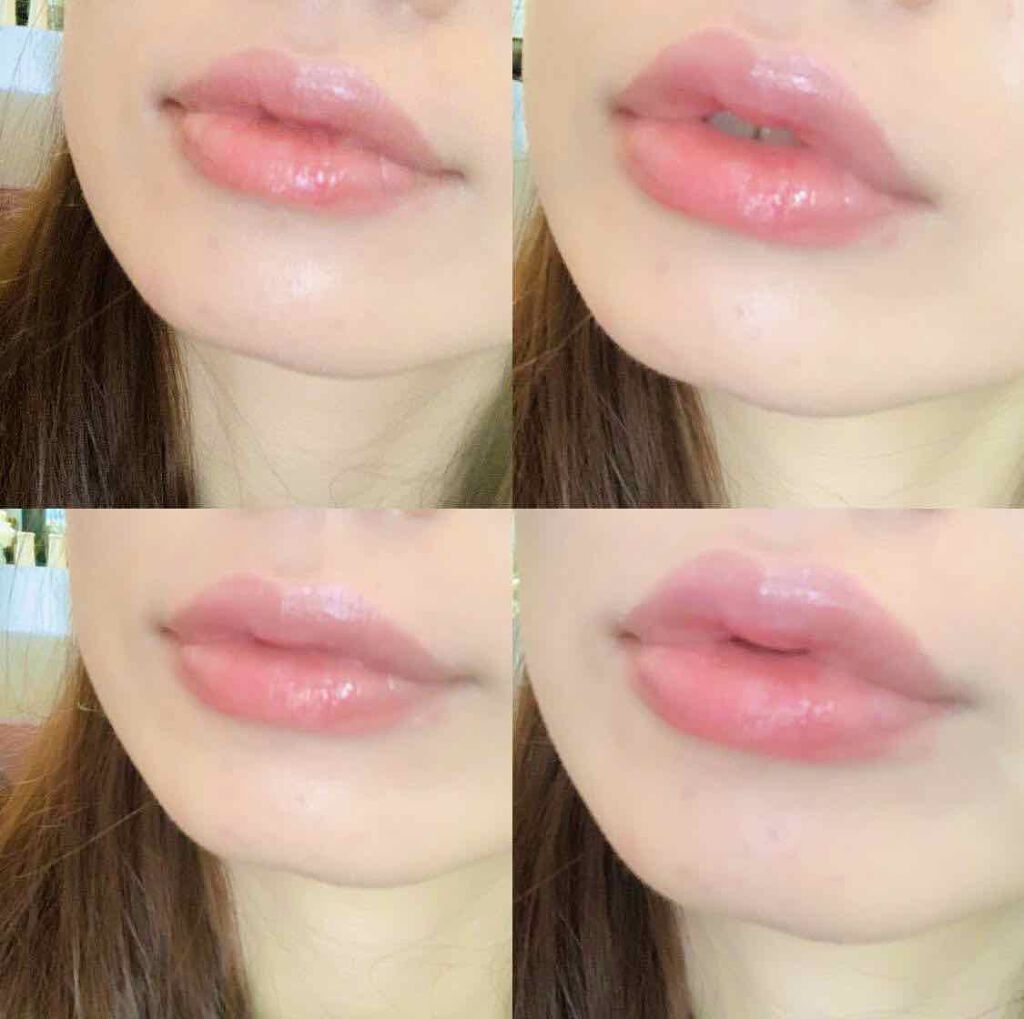 ヴォリュプテ ティントインバーム No.11 プレイミーフューシャ/YVES SAINT LAURENT BEAUTE/口紅を使ったクチコミ（3枚目）