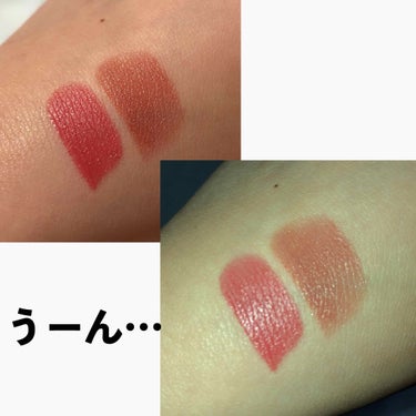 ヌードロップデュイスティック 01 SEE THROUGH PEACH/HOLIKA HOLIKA/口紅を使ったクチコミ（3枚目）