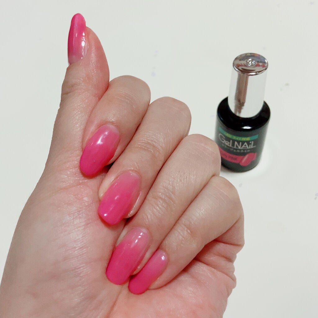 ジェルネイル(ライト対応)/セリア/ジェルネイルを使ったクチコミ(3枚目)