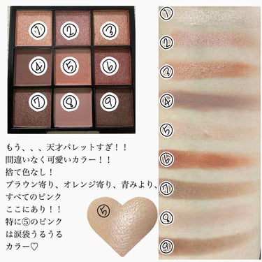 UR GLAM　BLOOMING EYE COLOR PALETTE/U R GLAM/パウダーアイシャドウを使ったクチコミ（2枚目）