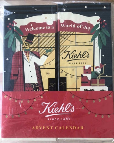 Kiehl's キールズ アドベントカレンダー2020のクチコミ「人生初のAdventCalendar!
Kiehl's Advent Calendar。202.....」（1枚目）