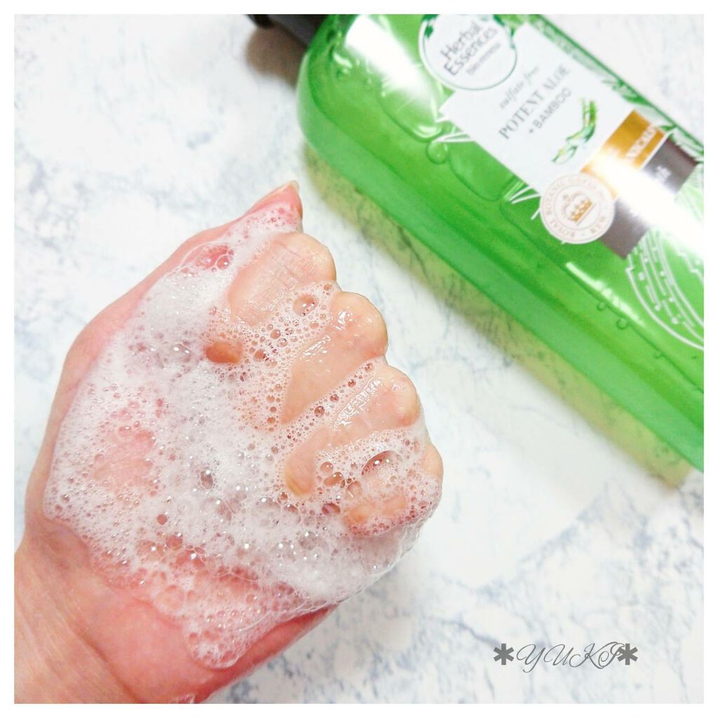 ビオリニュー アロエ&バンブー シャンプー/コンディショナー/ハーバルエッセンス/市販シャンプーを使ったクチコミ(3枚目)
