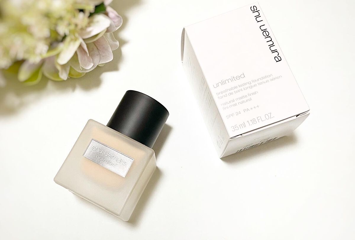 （旧）アンリミテッド ラスティング フルイド/shu uemura/リキッドファンデーションを使ったクチコミ（1枚目）
