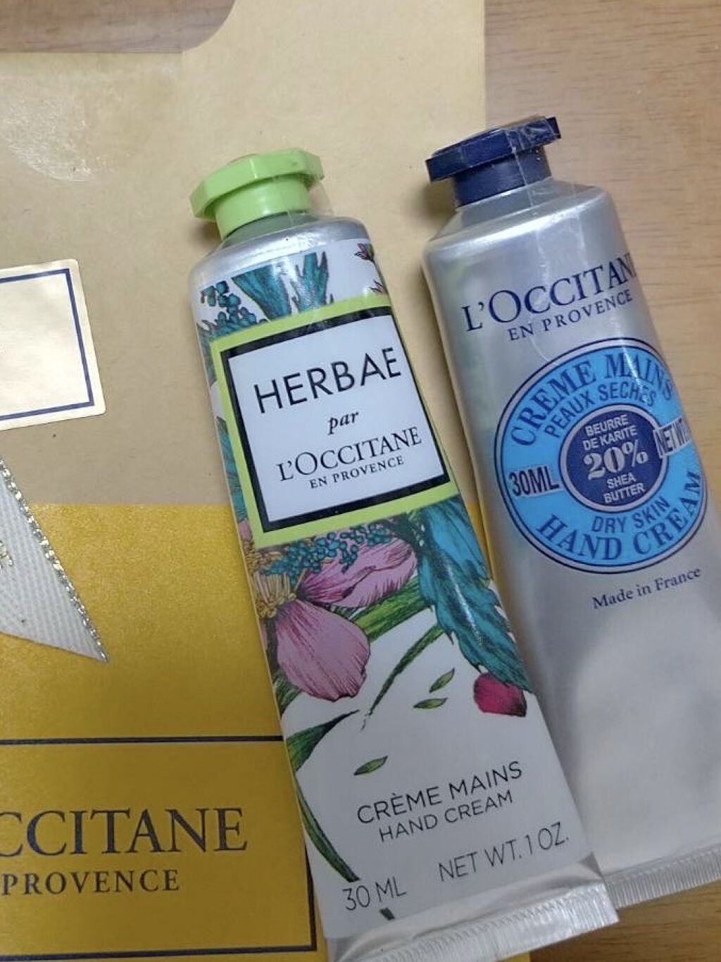エルバヴェール ハンドクリーム/L'OCCITANE/ハンドクリームを使ったクチコミ（1枚目）