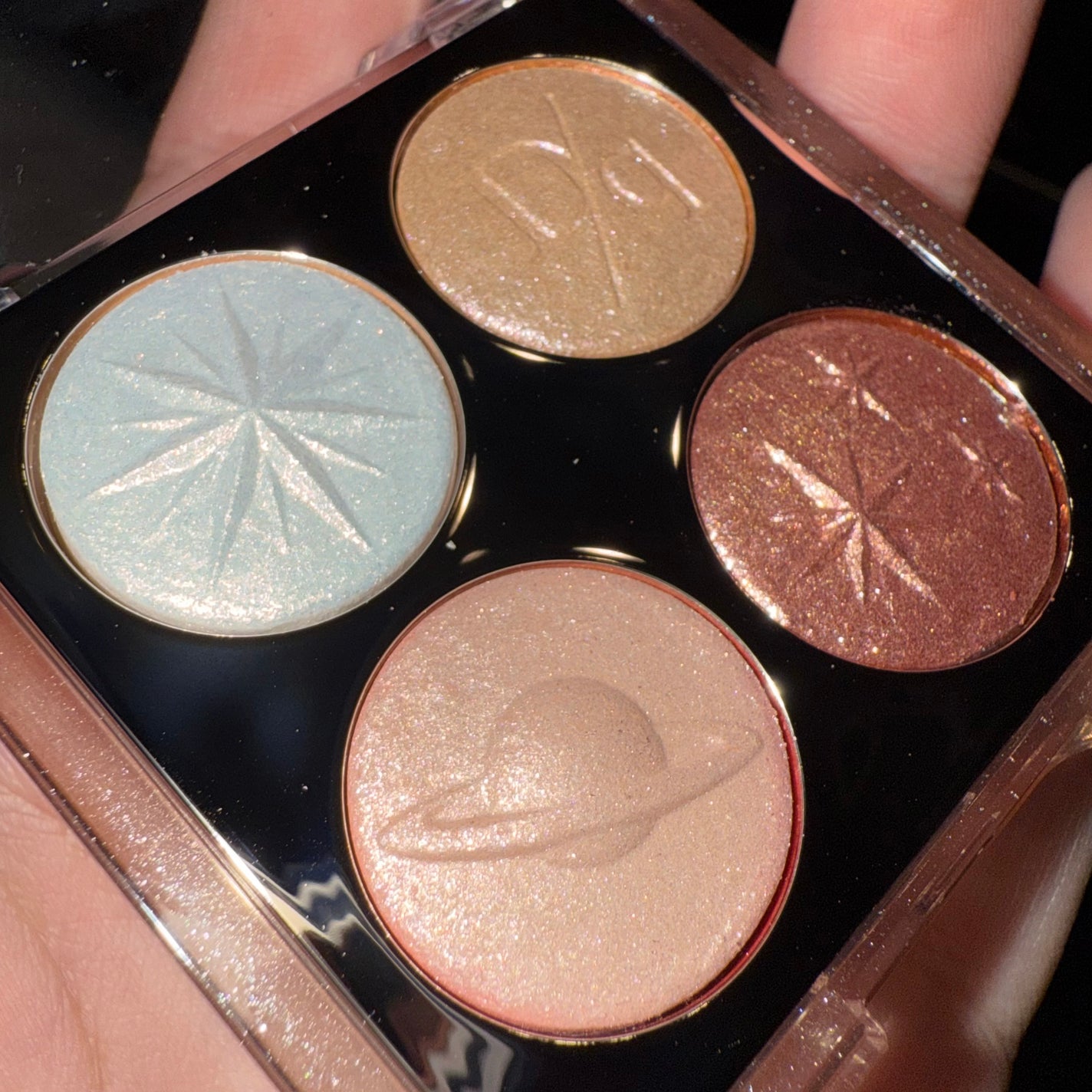 スターリーナイト シャドウパレット/dasique/アイシャドウパレットを使ったクチコミ(3枚目)