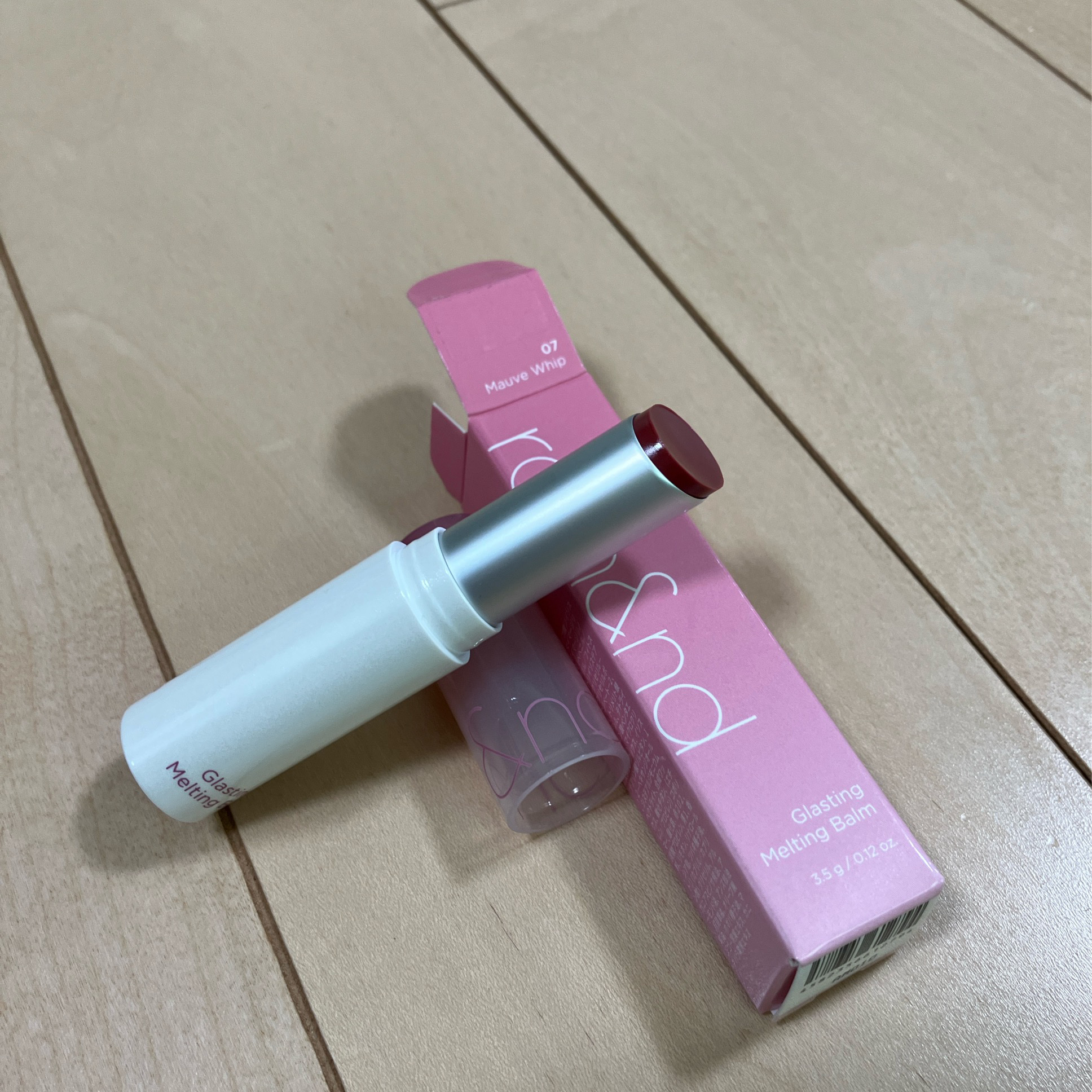 グラスティングメルティングバーム/rom&nd/リップバームを使ったクチコミ（1枚目）