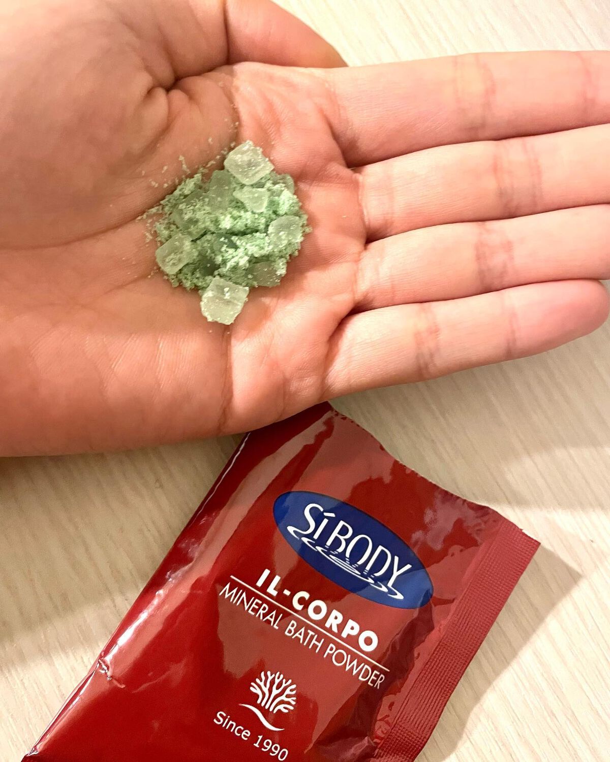 ミネラルバスパウダーオリジナル/イルコルポ/無機塩系入浴剤を使ったクチコミ（3枚目）