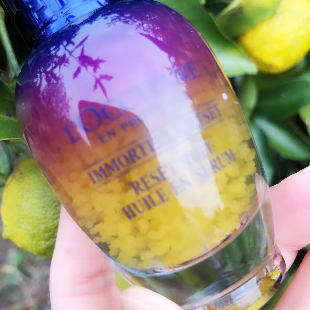 イモーテル オーバーナイトリセットセラム/L'OCCITANE/美容液を使ったクチコミ（2枚目）