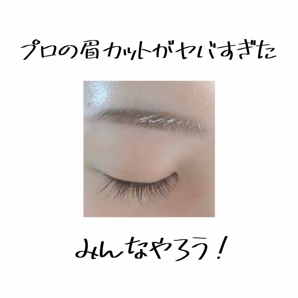 ぽ on LIPS 「プロに眉カットしてもらってから眉毛難民脱出しました❣️私は元か..」(1枚目)