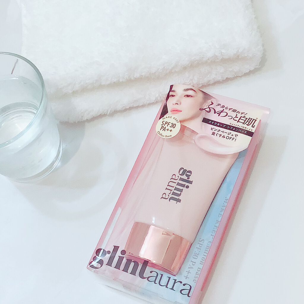 メイクキープシフォンベース/glintaura/化粧下地を使ったクチコミ(2枚目)