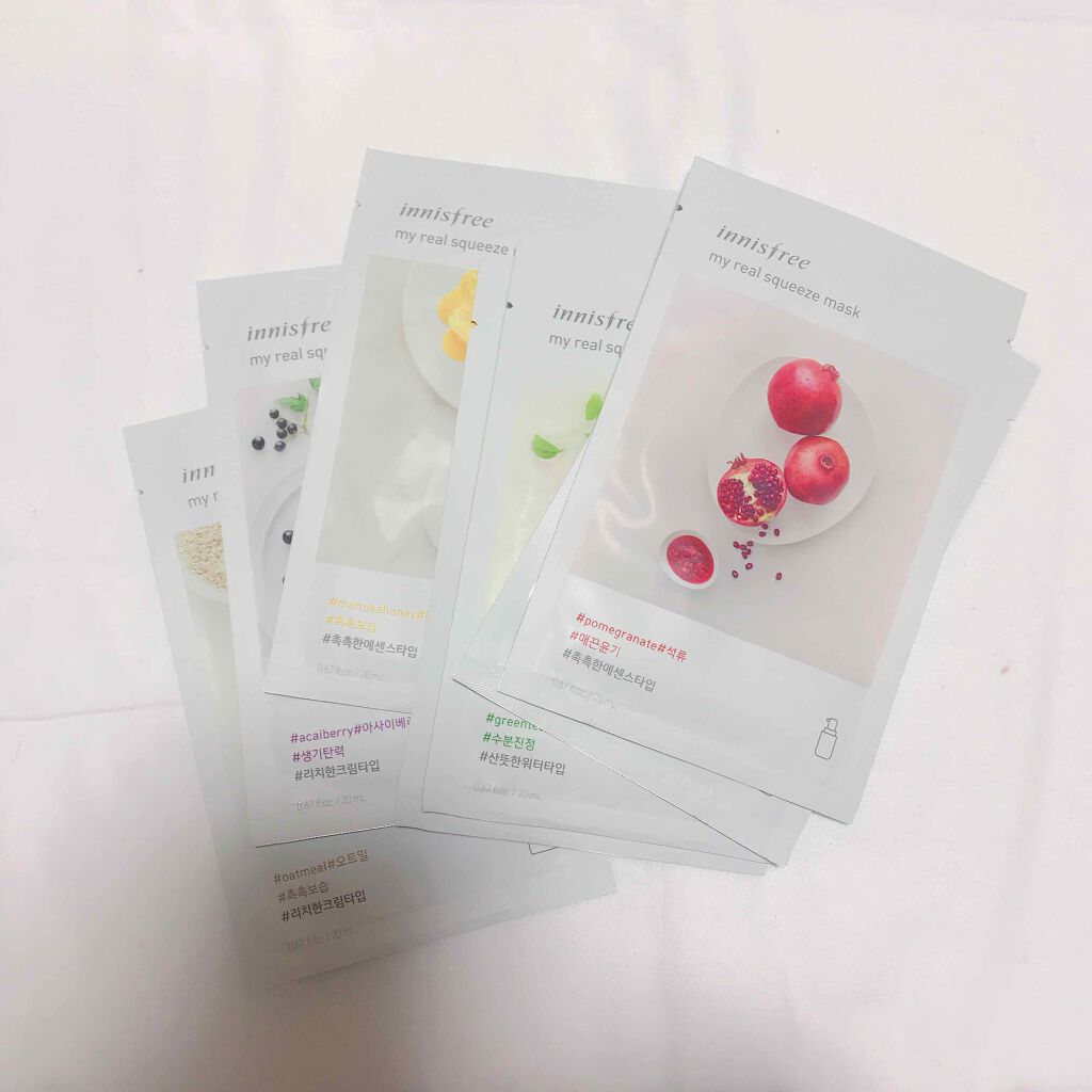マイリアル スクイーズ マスクシート/innisfree/シートマスク・パックを使ったクチコミ（1枚目）