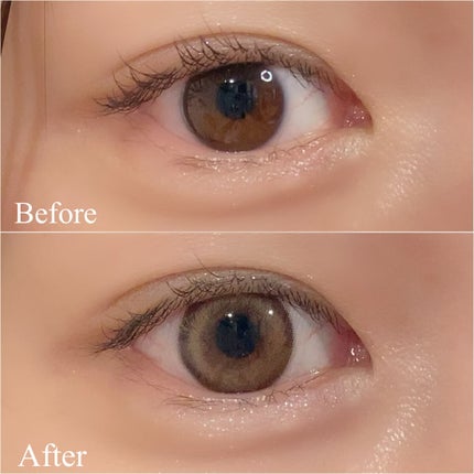 chuuLENS Milk&Tea 1day/chuu LENS/ワンデー(1DAY)カラコンを使ったクチコミ(3枚目)