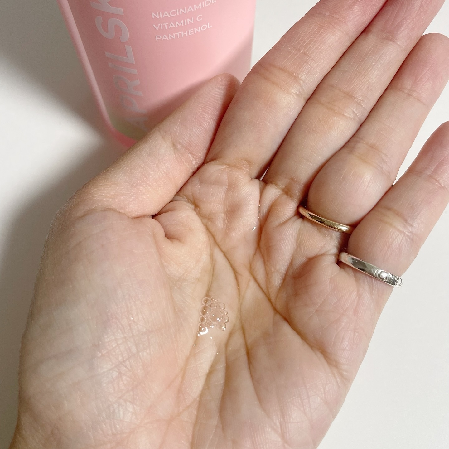 ピンクアロエビタトナー/APRILSKIN/化粧水を使ったクチコミ（3枚目）