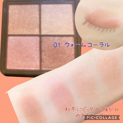 ニュアンスオンアイシャドウ/CEZANNE/アイシャドウパレットを使ったクチコミ(2枚目)