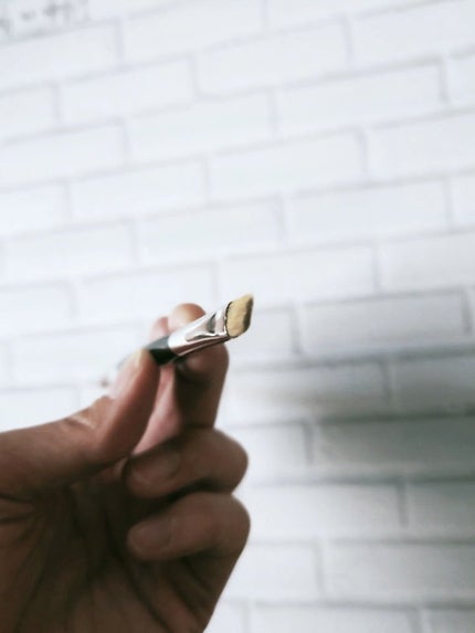 ダブルエンドアイブロウブラシ熊野筆/&be/メイクブラシを使ったクチコミ(5枚目)