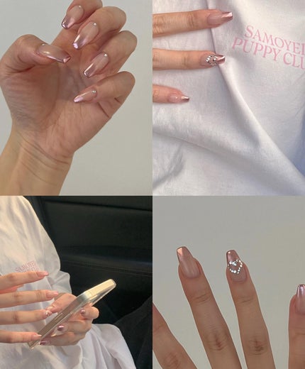 mina on LIPS 「ᴘɪɴᴋ👚🎀🩷💅#福岡ネイル#博多ネイルサロン#フレンチネイル..」(4枚目)