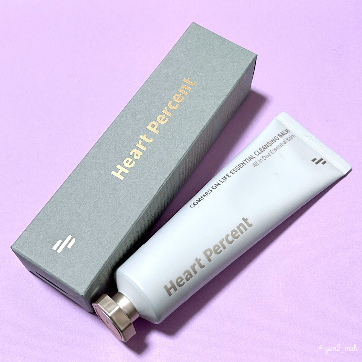 コンマス オン ライフ エッセンシャル クレンジング バーム/Heart Percent/クレンジングバームを使ったクチコミ(5枚目)