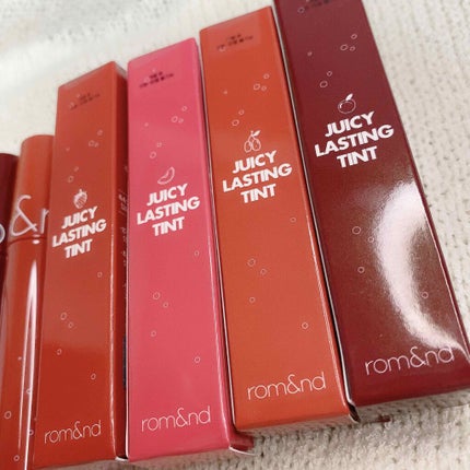 ジューシーラスティングティント/rom&nd/リップティントを使ったクチコミ(2枚目)