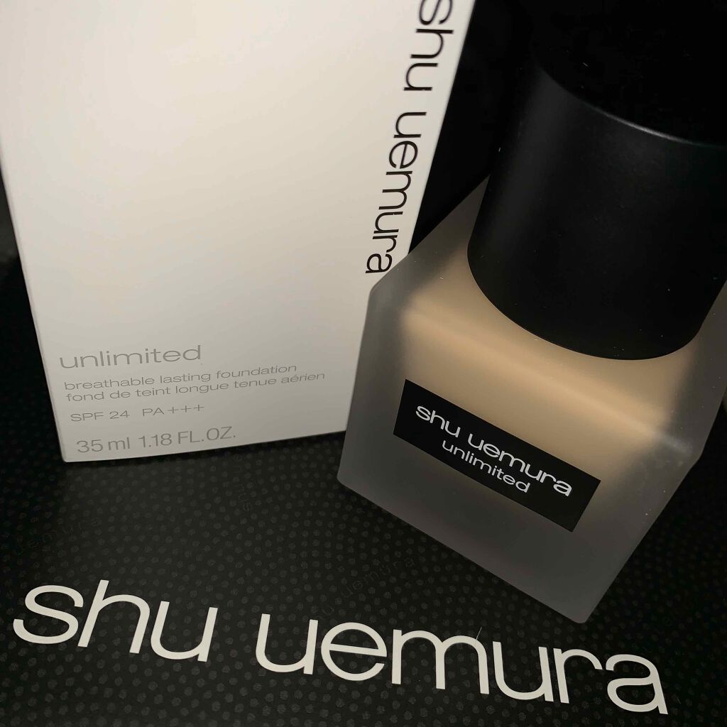 （旧）アンリミテッド ラスティング フルイド/shu uemura/リキッドファンデーションを使ったクチコミ（1枚目）
