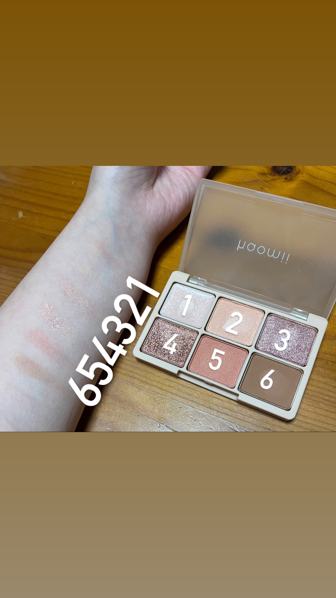 カクテルルーチェアイパレット/haomii/マルチパレットを使ったクチコミ（3枚目）