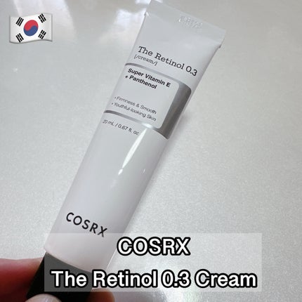 RXザ・レチノール0.3クリーム/COSRX/フェイスクリームを使ったクチコミ(1枚目)