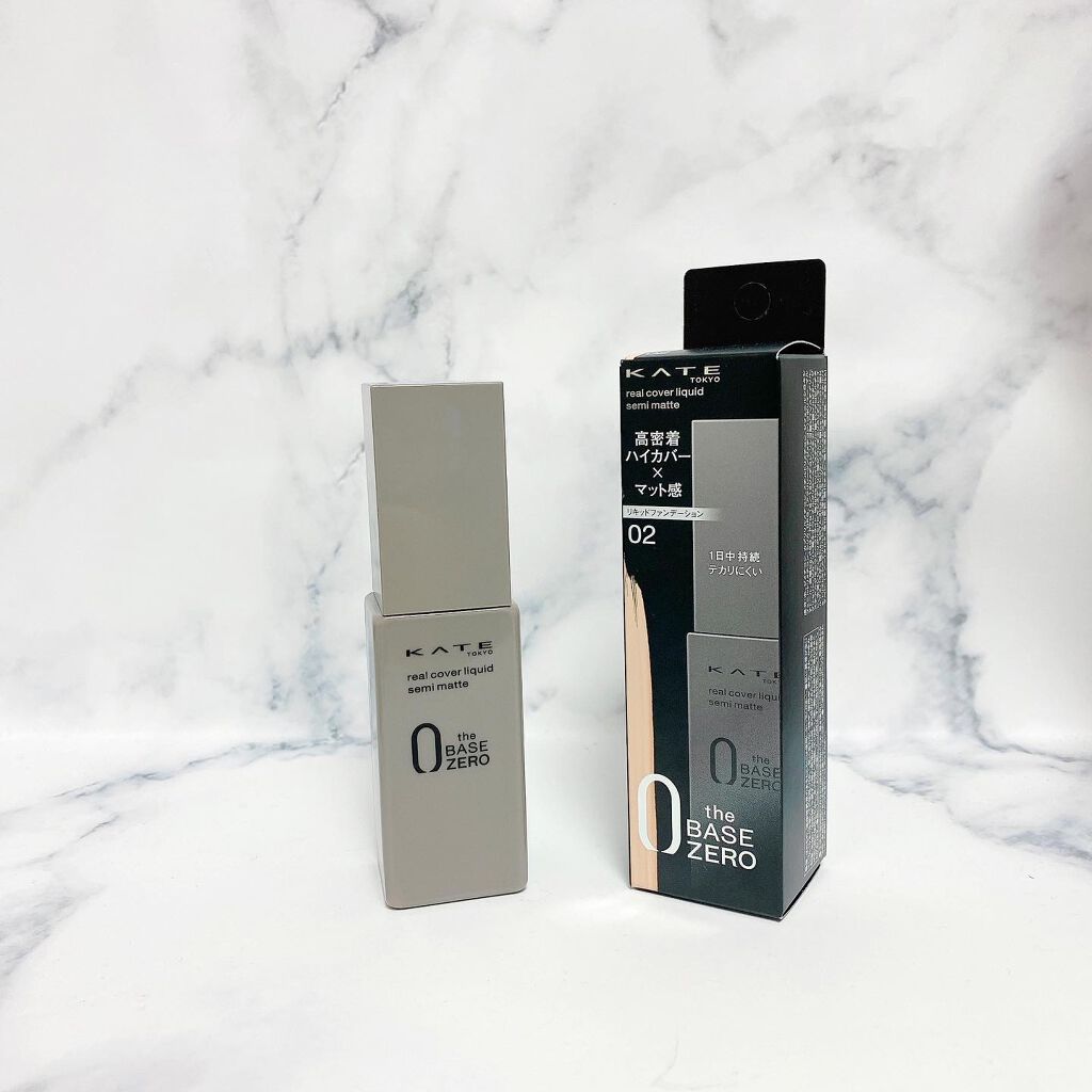リアルカバーリキッド（セミマット）/KATE/リキッドファンデーションを使ったクチコミ（2枚目）