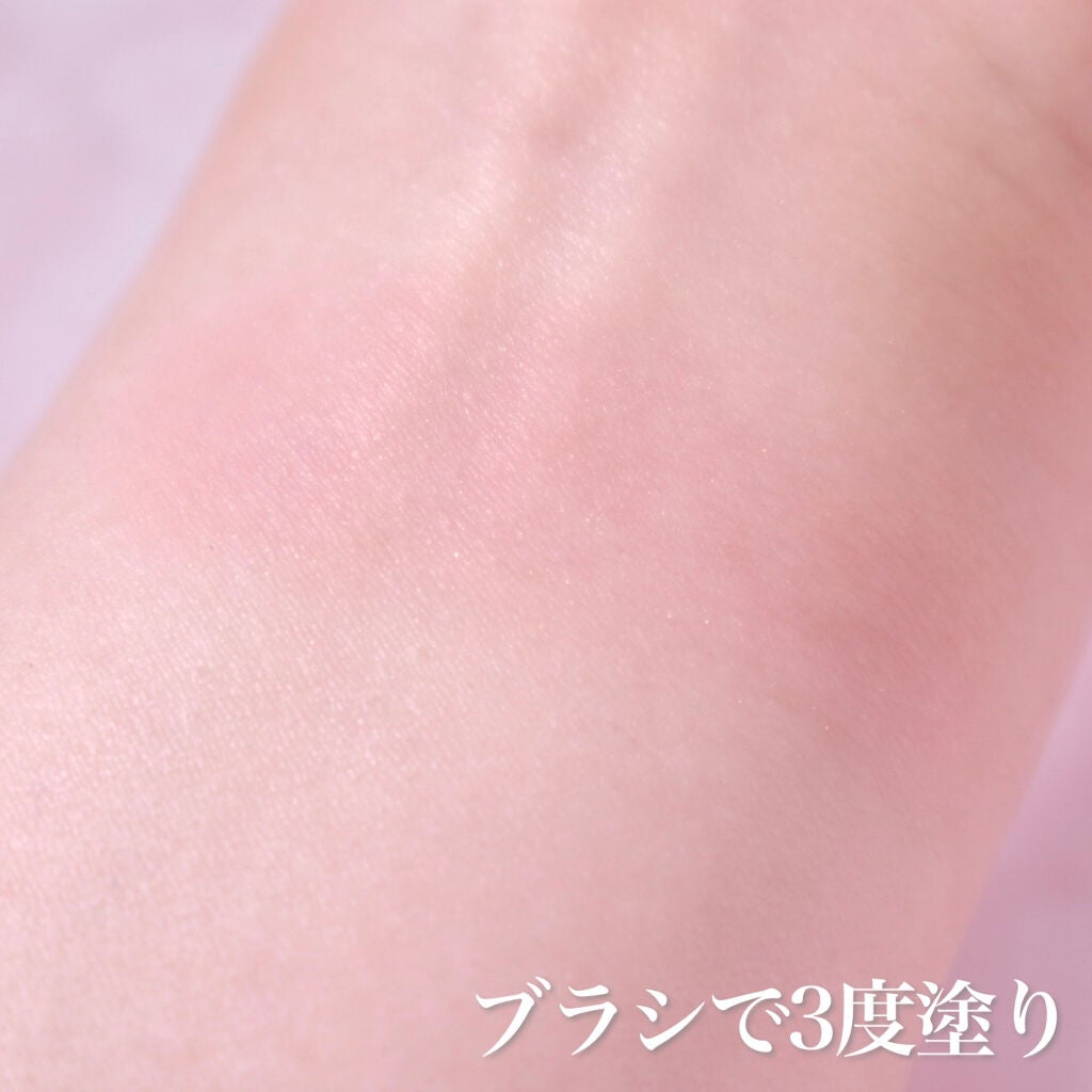 パウダー チーク ニュアンスカラー/ちふれ/パウダーチークを使ったクチコミ(5枚目)