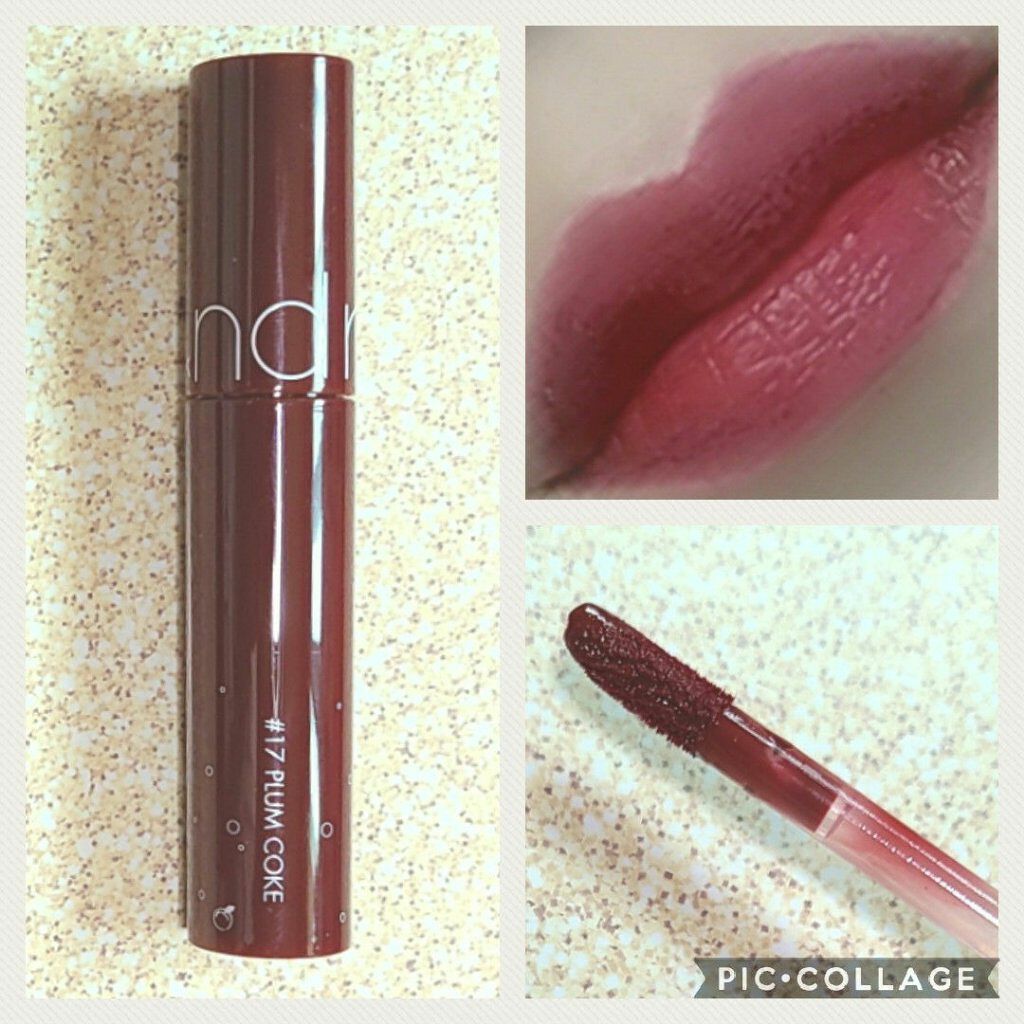 ジューシーラスティングティント/rom&nd/リップティントを使ったクチコミ（3枚目）