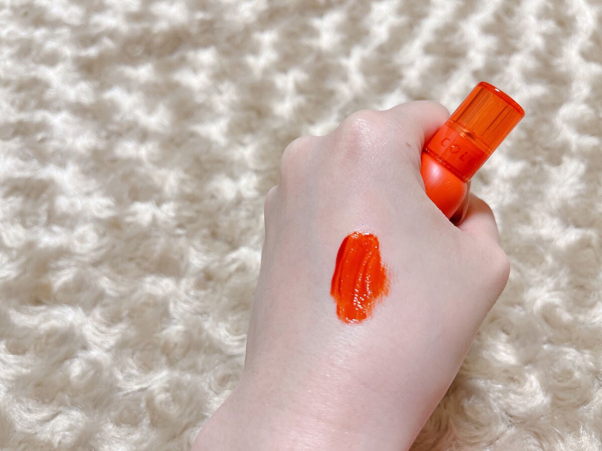 カラーキーリングウォータージェルティント/i’m meme/リップティントを使ったクチコミ(3枚目)