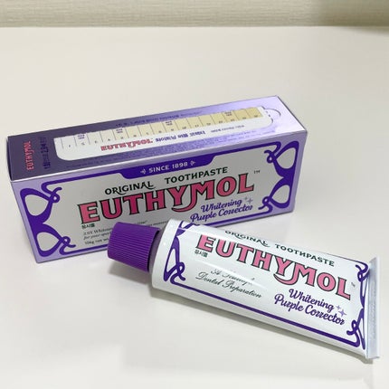 ホワイトパープル歯みがき ピーチフローラルミントの香り/EUTHYMOL/歯磨き粉を使ったクチコミ(1枚目)