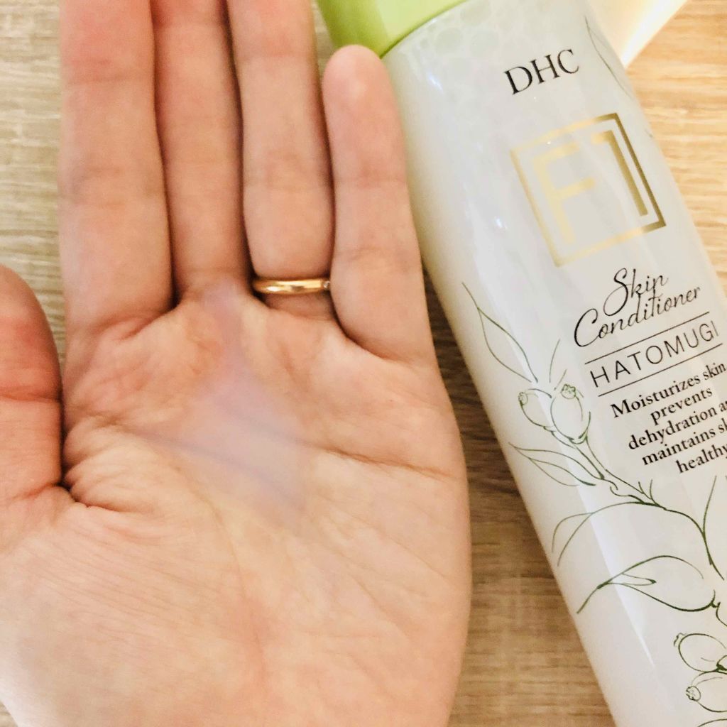 DHC ハトムギ ローション [F1]のクチコミ「DHCのハトムギローションが優しい😊コスパが良く、水々しいのでローションパックにもおすすめ！﻿.....」（2枚目）
