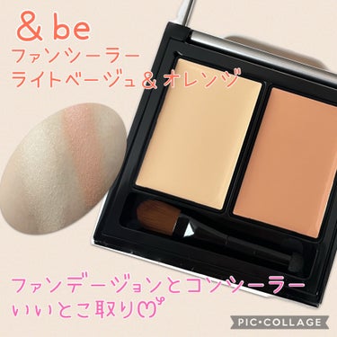 &be ファンシーラー/＆be/パレットコンシーラーを使ったクチコミ（1枚目）