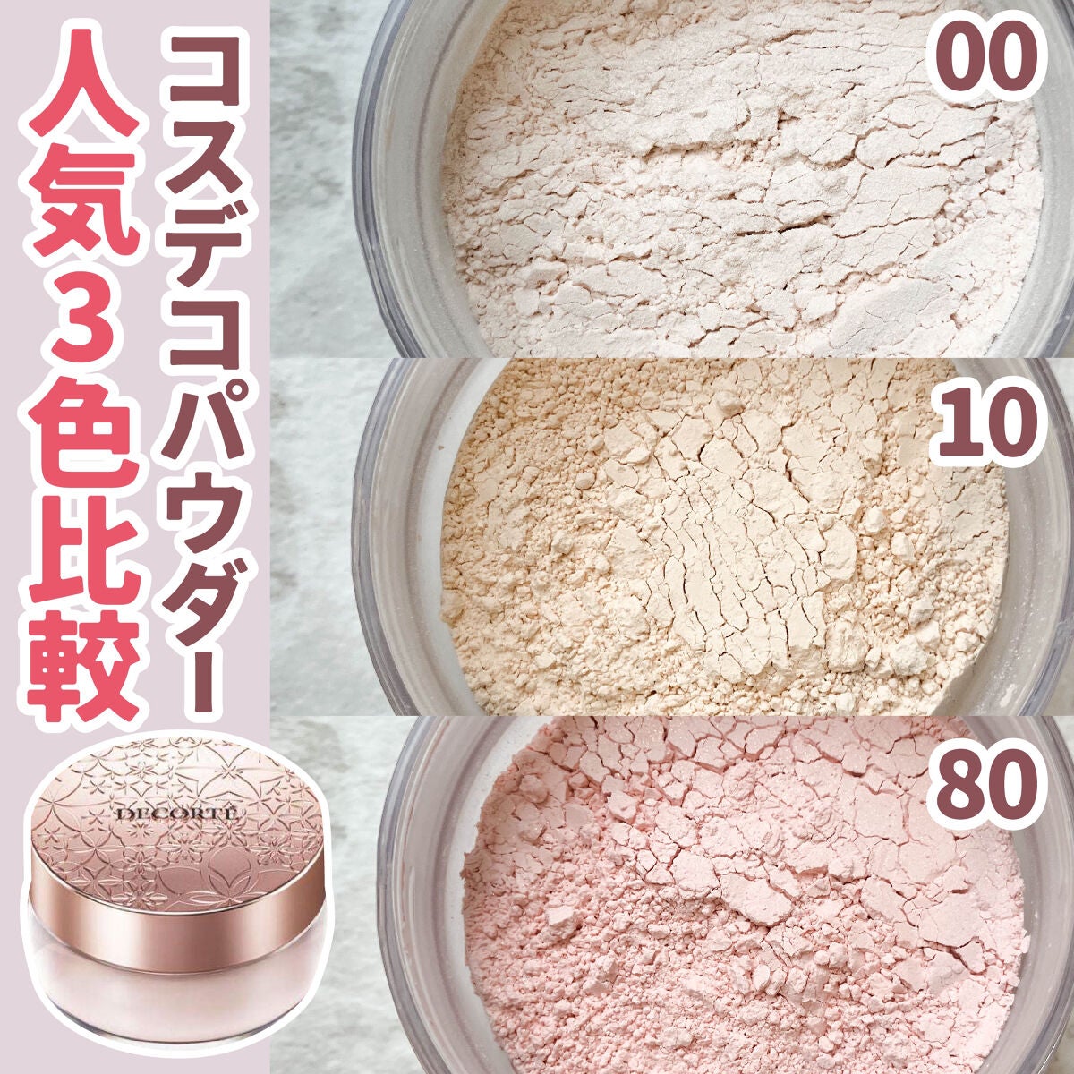 フェイスパウダー/DECORTÉ/ルースパウダーを使ったクチコミ(1枚目)